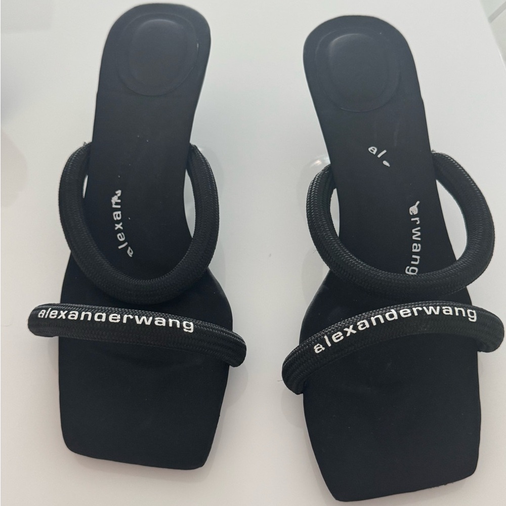 Alexander Wang Black Strappy Sandals